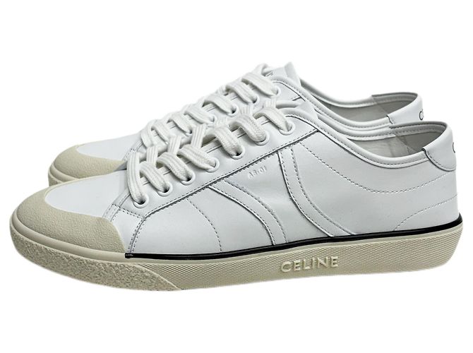 Céline Baskets basses à lacets Blanc - vue 7