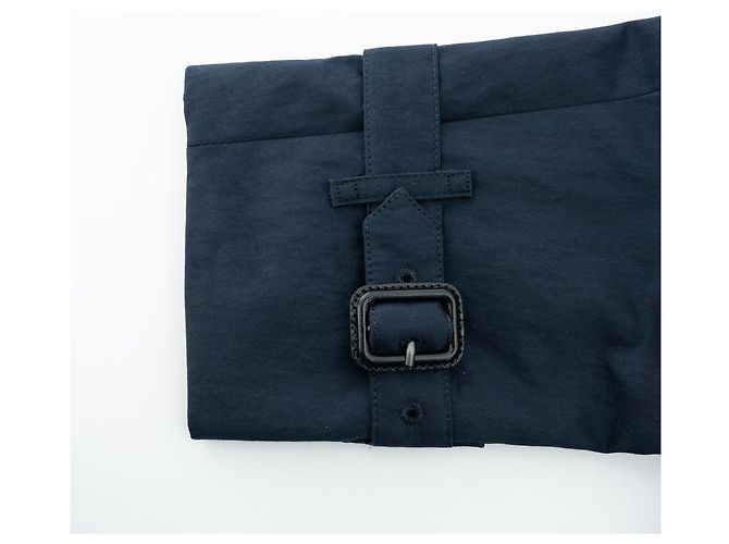 Mezzo trench Harbourne blu navy di Burberry - vista 19