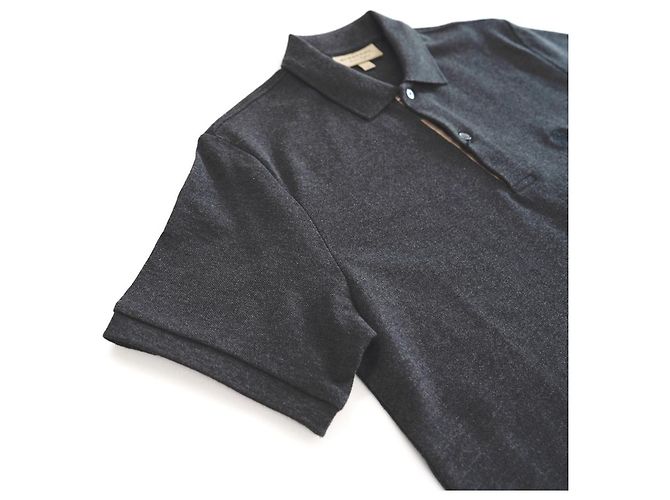 Burberry Camicia PK da uomo ricamata con lettere grigio scuro Rosso - vista 10