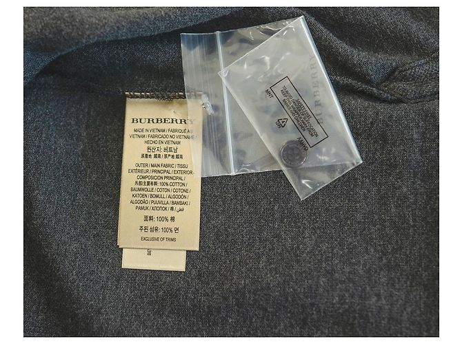 Burberry Camicia PK da uomo ricamata con lettere grigio scuro Rosso - vista 11