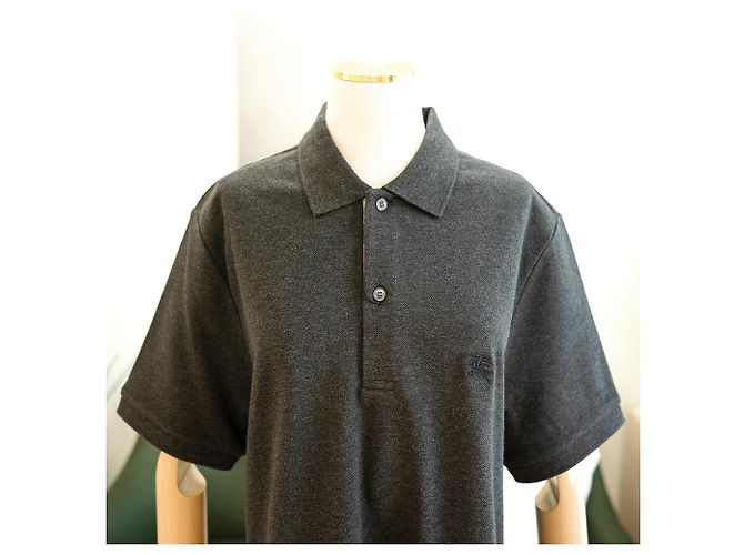 Burberry Camicia PK da uomo ricamata con lettere grigio scuro Rosso - vista 3