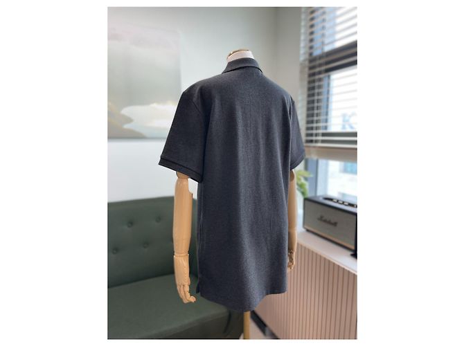 Burberry Camicia PK da uomo ricamata con lettere grigio scuro Rosso - vista 4