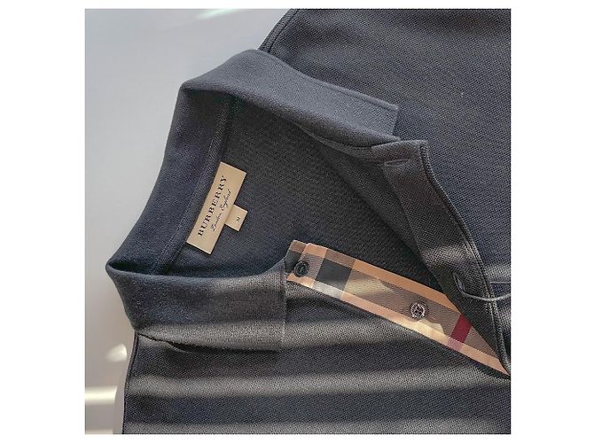 Burberry Camicia PK da uomo ricamata con lettere grigio scuro Rosso - vista 7
