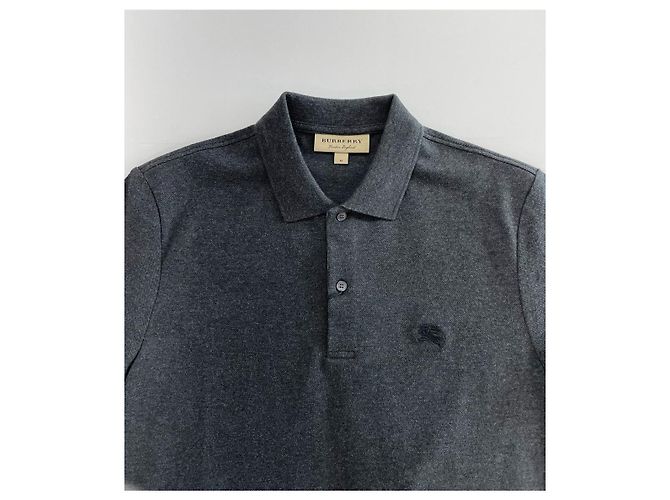 Burberry Camicia PK da uomo ricamata con lettere grigio scuro Rosso - vista 9