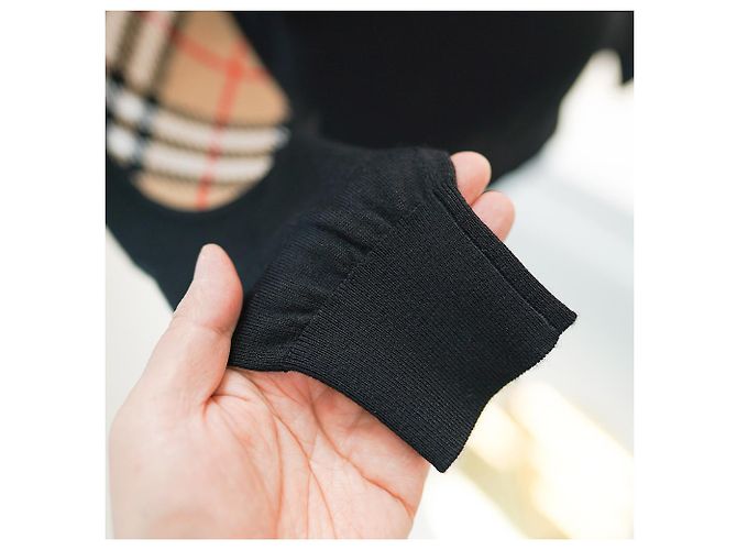 Burberry Suéter de lana BEMPTON NB NEGRO - vista 7