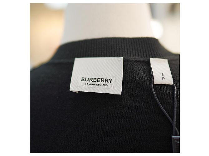 Burberry Suéter de lana BEMPTON NB NEGRO - vista 9