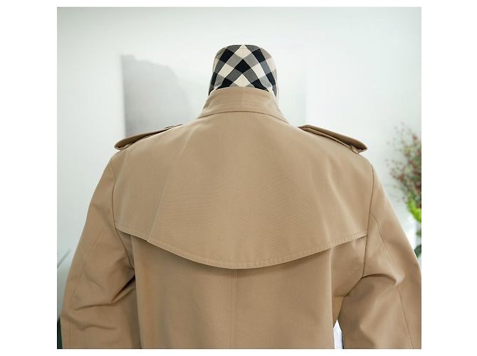 Burberry Abrigo Trench Mujer Harbourne Honey Castaño - vista 7