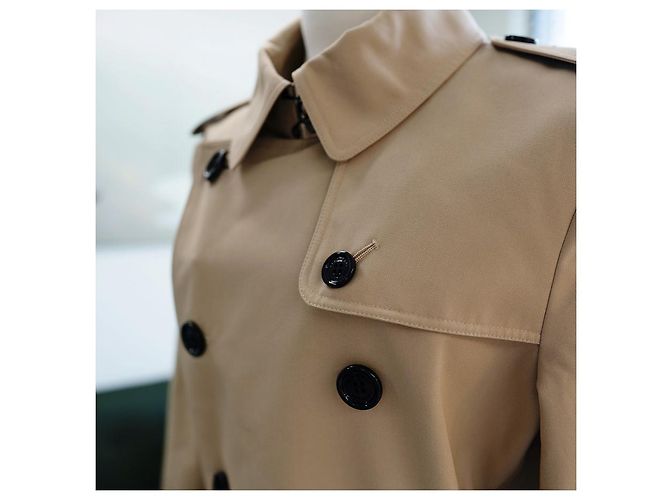 Burberry Abrigo Trench Mujer Harbourne Honey Castaño - vista 8