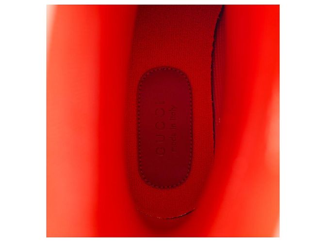 Gucci Stivali da pioggia da donna in gomma bianchi Bianco - vista 10