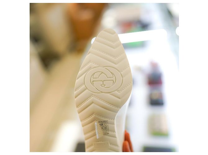 Gucci Stivali da pioggia da donna in gomma bianchi Bianco - vista 18