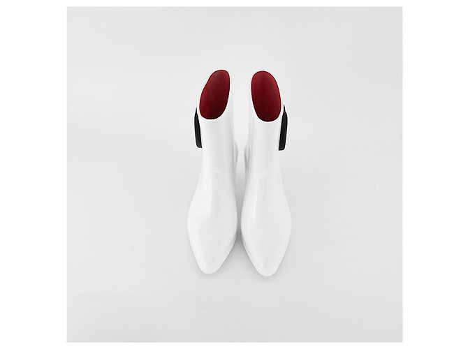 Gucci Stivali da pioggia da donna in gomma bianchi Bianco - vista 22
