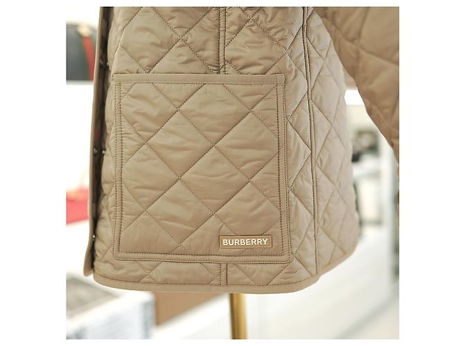 Burberry Dalry gesteppte Jacke aus Polyester in Camel, leichtes Essentials Braun - Ansicht 12