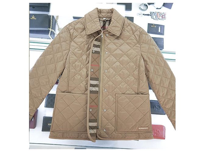 Burberry Dalry gesteppte Jacke aus Polyester in Camel, leichtes Essentials Braun - Ansicht 19