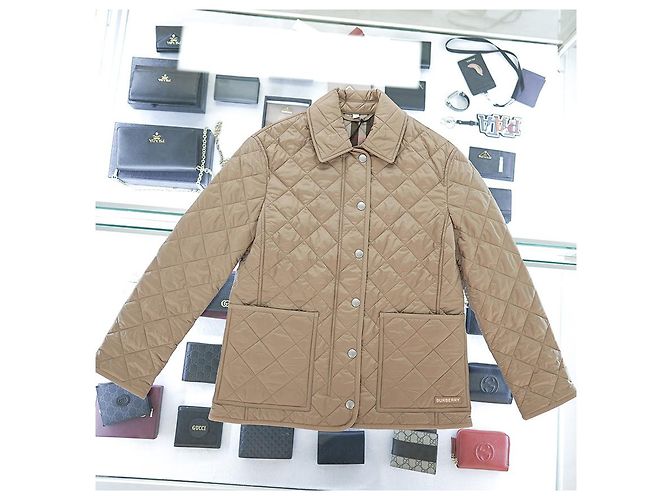 Burberry Dalry gesteppte Jacke aus Polyester in Camel, leichtes Essentials Braun - Ansicht 21