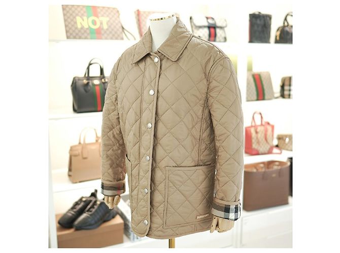 Burberry Dalry gesteppte Jacke aus Polyester in Camel, leichtes Essentials Braun - Ansicht 3