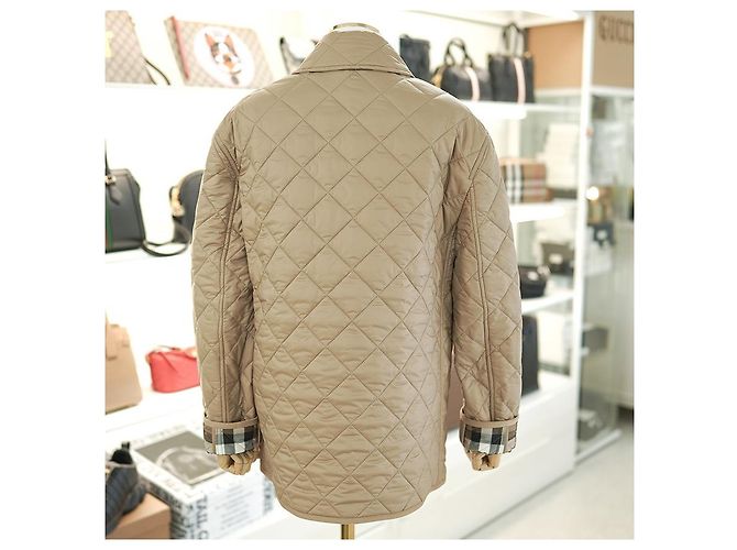 Burberry Dalry gesteppte Jacke aus Polyester in Camel, leichtes Essentials Braun - Ansicht 5
