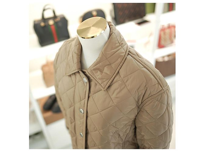 Burberry Dalry gesteppte Jacke aus Polyester in Camel, leichtes Essentials Braun - Ansicht 8