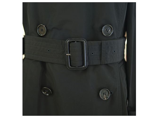 Burberry Trenchcoat aus Polyester Schwarz mit Kapuze Regenmantel - Ansicht 12