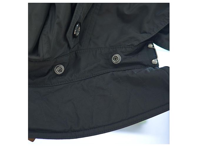 Burberry Trenchcoat aus Polyester Schwarz mit Kapuze Regenmantel - Ansicht 14