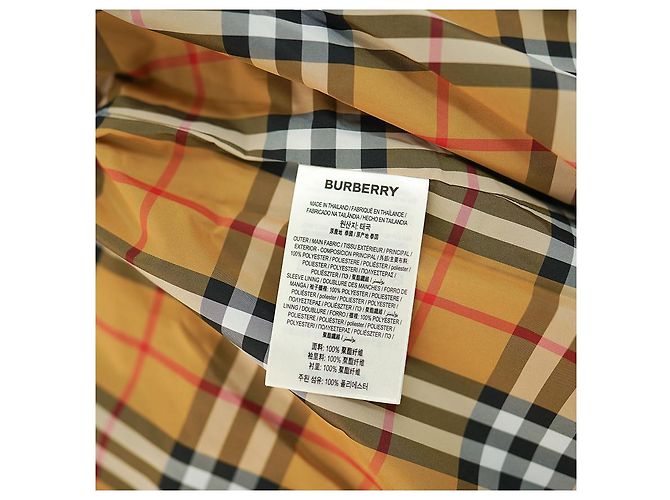 Burberry Trenchcoat aus Polyester Schwarz mit Kapuze Regenmantel - Ansicht 8