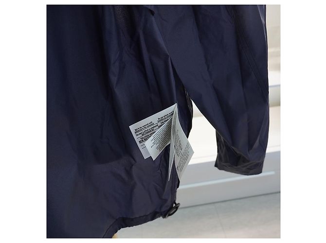 Burberry Giacca a vento con cappuccio da donna Winchester in nylon blu navy - vista 21