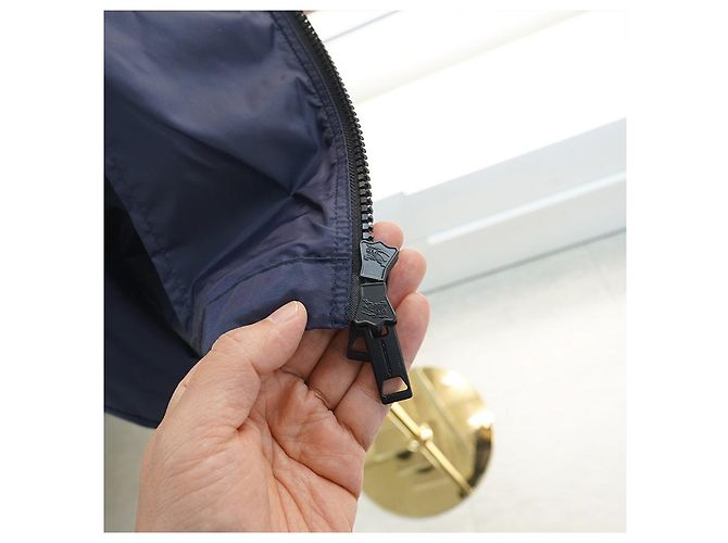 Burberry Giacca a vento con cappuccio da donna Winchester in nylon blu navy - vista 23
