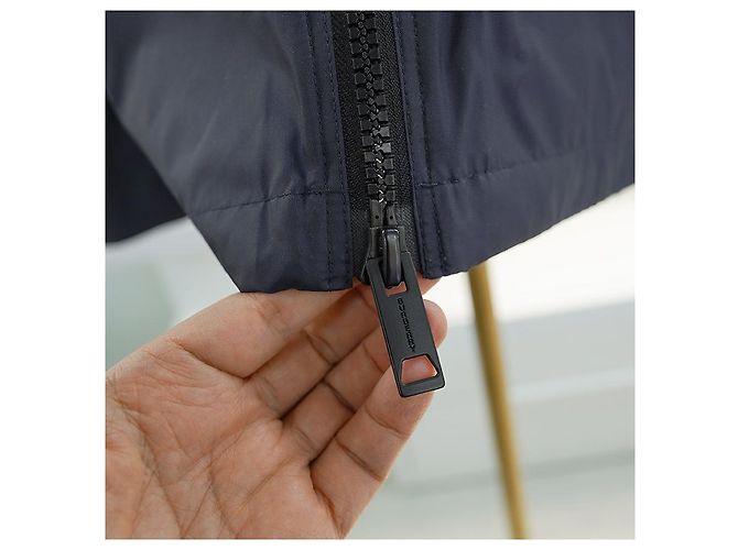 Burberry Giacca a vento con cappuccio da donna Winchester in nylon blu navy - vista 8