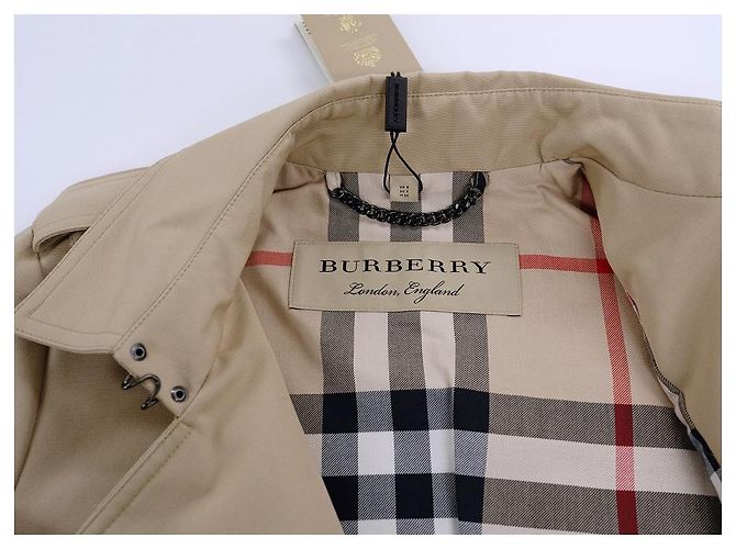 Burberry Harbourne Long Honey Castaño - vista 10