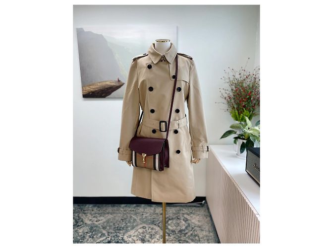 Burberry Harbourne Long Honey Castaño - vista 4