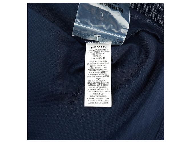 Burberry Polo PK da Uomo Aiden Blu Navy - vista 11