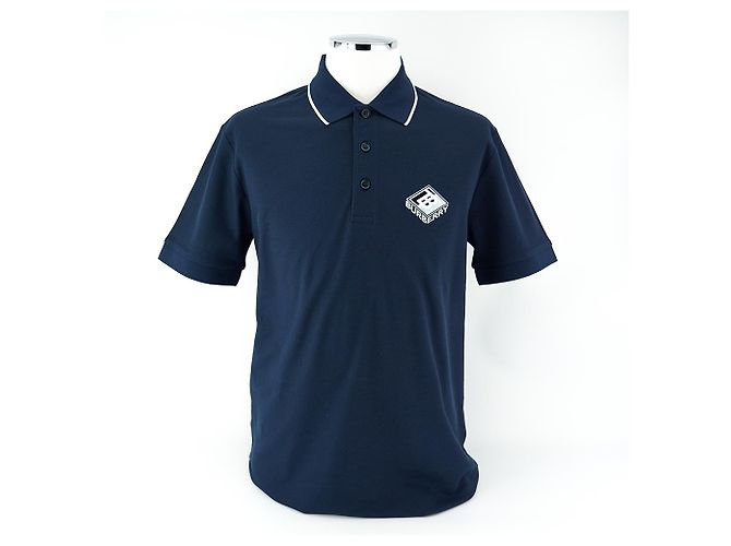 Burberry Polo PK da Uomo Aiden Blu Navy - vista 3