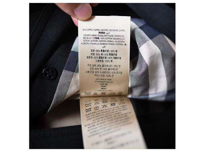 Burberry Trench coat a quadri da donna Harbourne Nero - vista 13