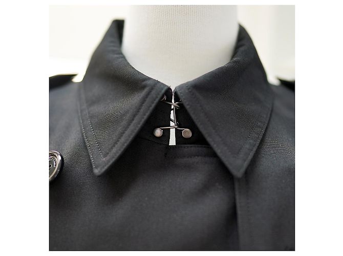 Burberry Trench coat a quadri da donna Harbourne Nero - vista 14