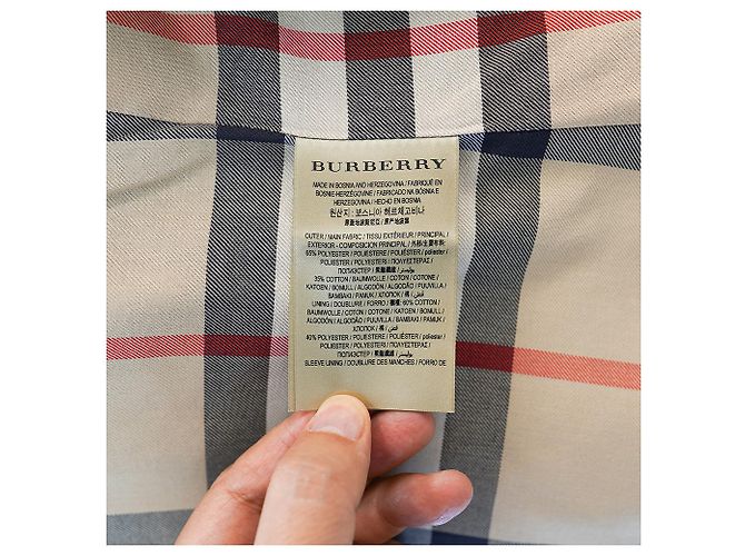 Burberry Abrigo Trench Largo HARBOURNE NEGRO - vista 16