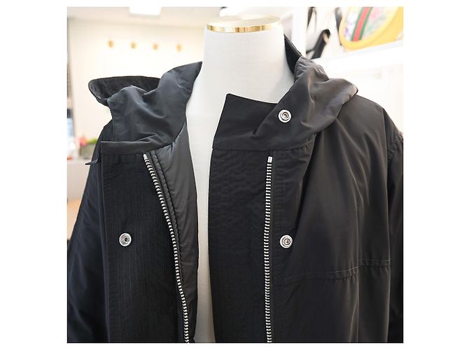 Burberry Damen Kapuzenjacke Portobello Schwarz Polyester - Ansicht 10