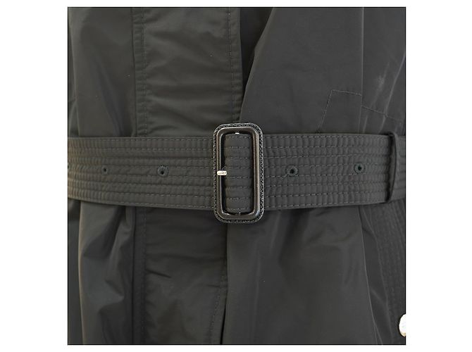 Burberry Damen Kapuzenjacke Portobello Schwarz Polyester - Ansicht 12