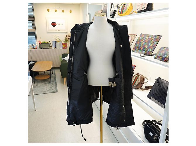 Burberry Damen Kapuzenjacke Portobello Schwarz Polyester - Ansicht 20