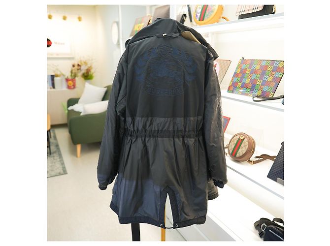 Burberry Damen Kapuzenjacke Portobello Schwarz Polyester - Ansicht 23