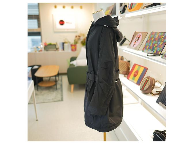 Burberry Damen Kapuzenjacke Portobello Schwarz Polyester - Ansicht 5