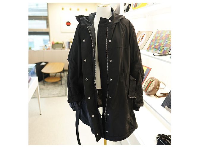 Burberry Damen Kapuzenjacke Portobello Schwarz Polyester - Ansicht 9