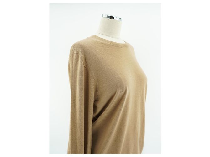 Burberry Wollpullover in Hellbraun BEMPTON - Ansicht 5