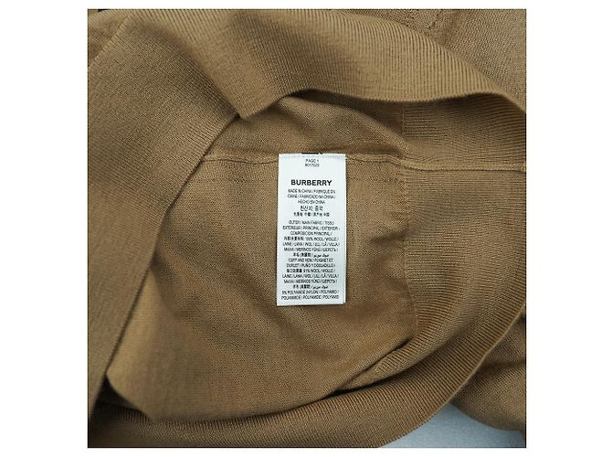 Burberry Wollpullover in Hellbraun BEMPTON - Ansicht 9