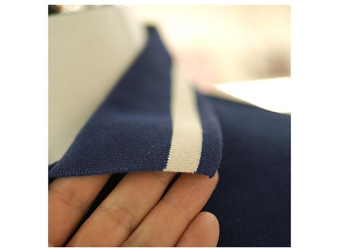 Gucci Camicia Polo PK a maniche lunghe in cotone blu navy per uomo - vista 13