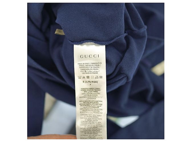 Gucci Camicia Polo PK a maniche lunghe in cotone blu navy per uomo - vista 17
