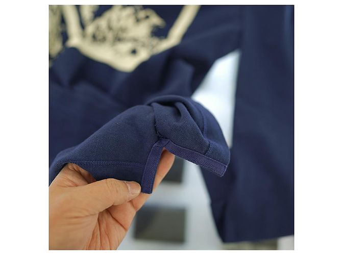 Gucci Camicia Polo PK a maniche lunghe in cotone blu navy per uomo - vista 19