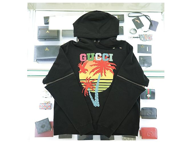 Gucci Felpa Stampata XJEOT Cotone Nero - vista 26