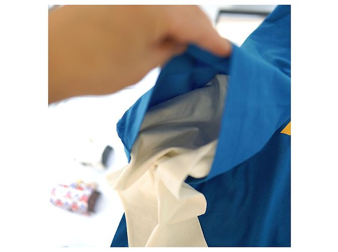 Gucci Langarm-Lagen-T-Shirt XJEUN aus Baumwolle in Blau - Ansicht 11