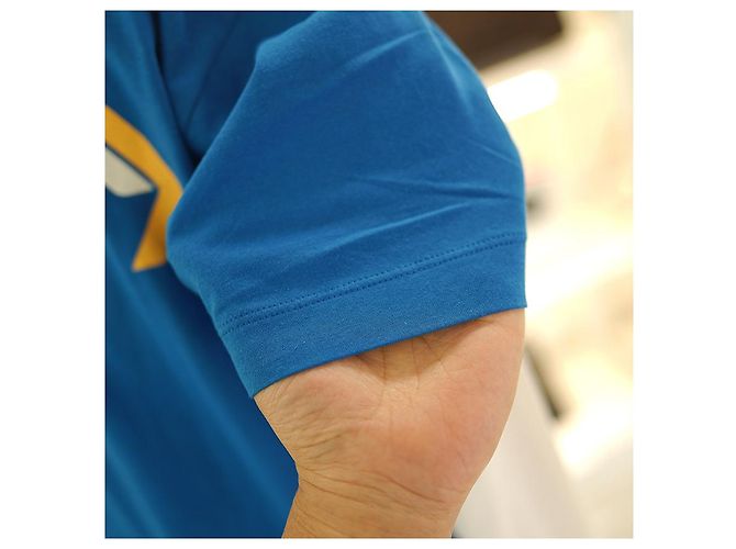 Gucci Langarm-Lagen-T-Shirt XJEUN aus Baumwolle in Blau - Ansicht 8