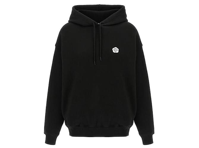 Kenzo Sudadera Floral Oversized Negro - vista 4