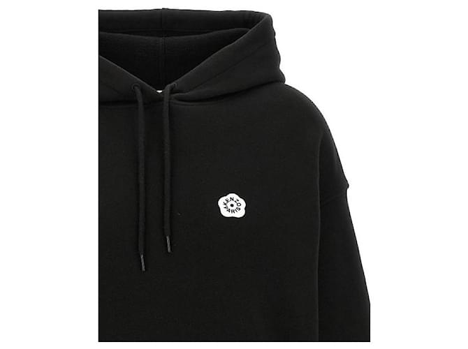 Kenzo Sudadera Floral Oversized Negro - vista 6